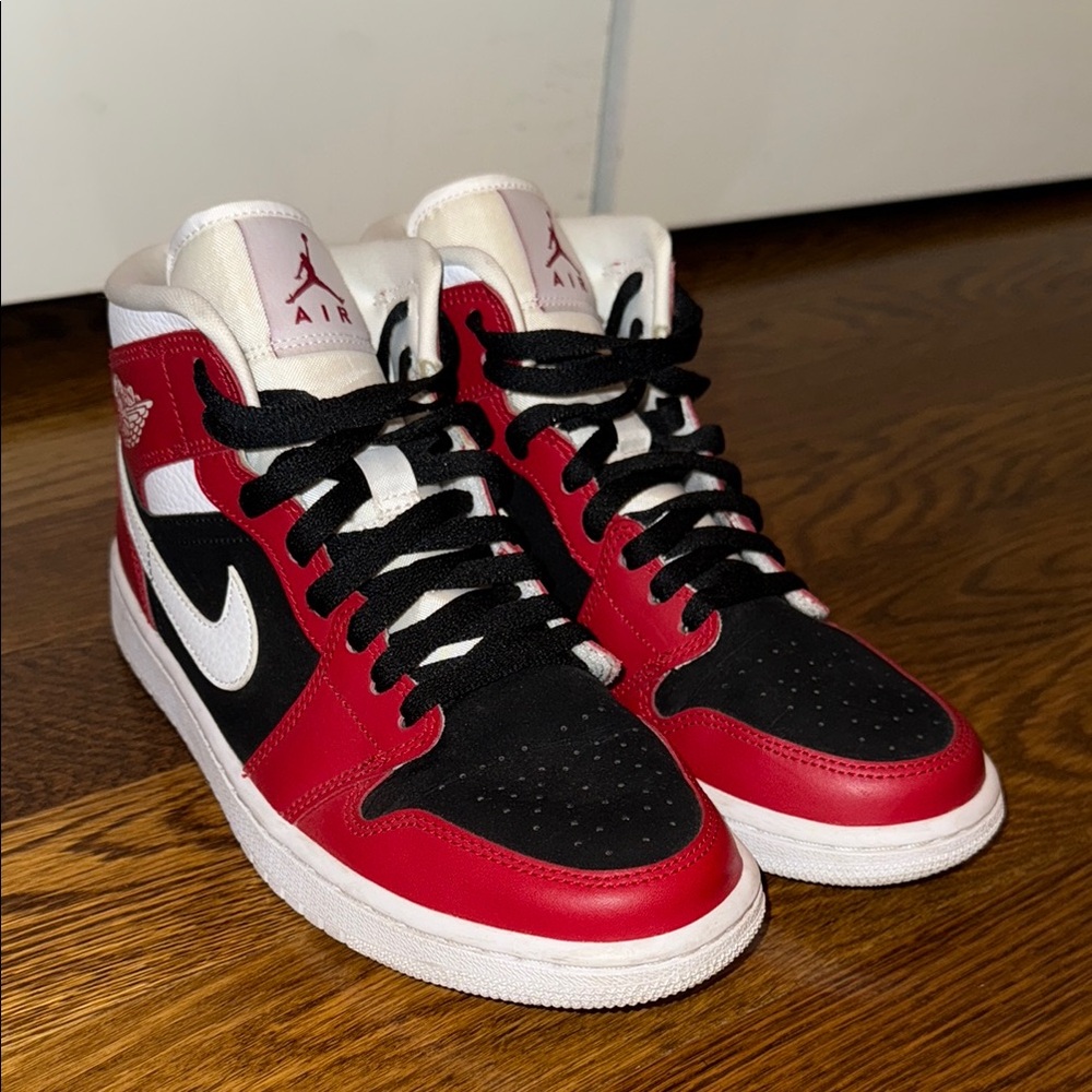 Nike Air Jordan 1 Sneakers - Red, Black, White